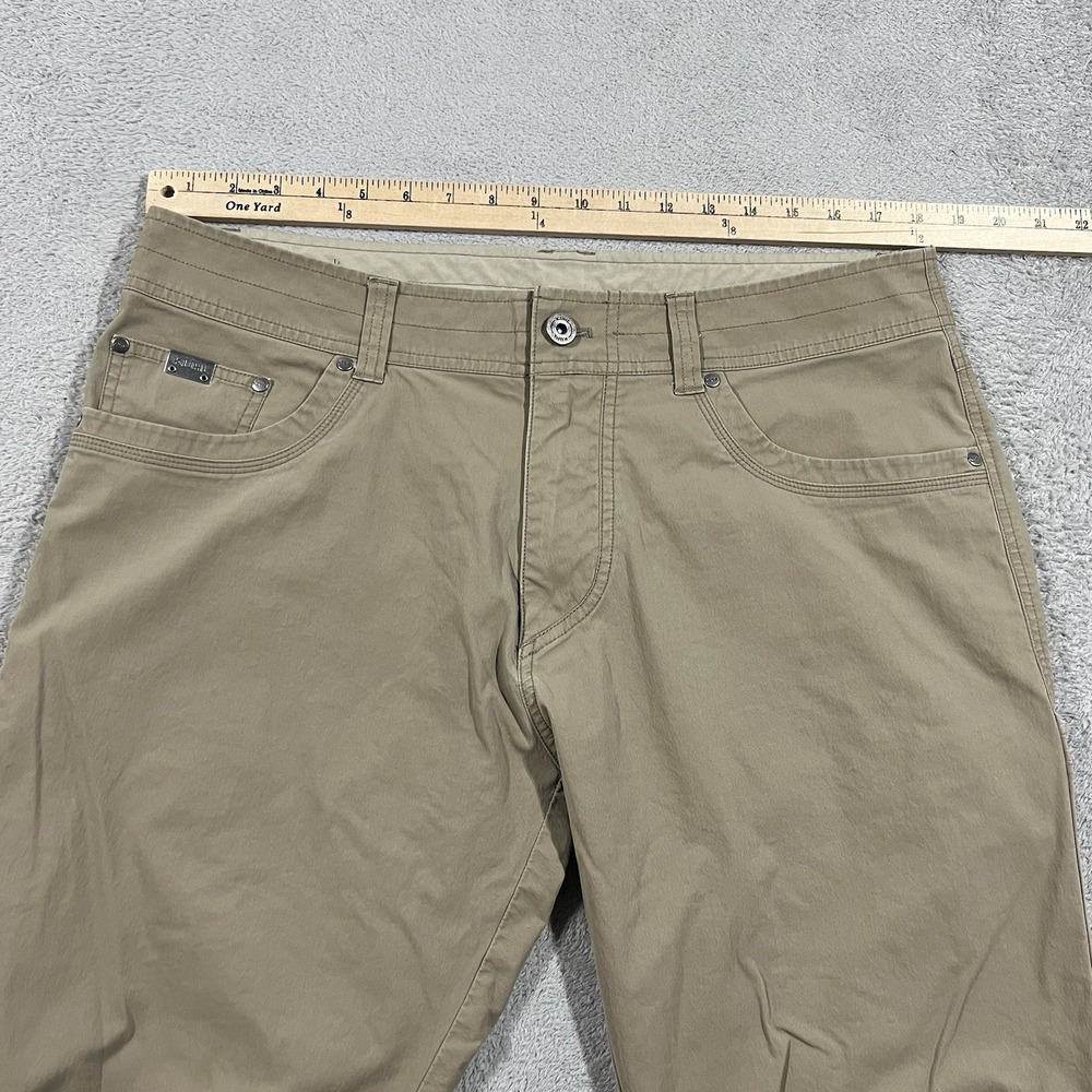 Kuhl Revolvr Pants Mens 36x30 Khaki Outdoors Hiking Camping - Picture 4 of 15